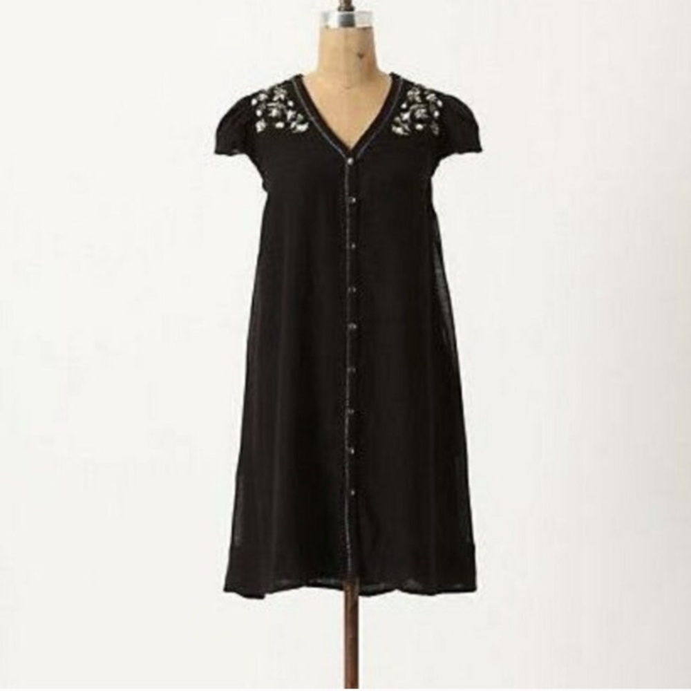 Anthro Rue Meadow Swing Away Dress